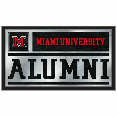 HOLLAND BAR STOOL CO Miami (OH) 26" x 15" Alumni Mirror MAlumMia-OH